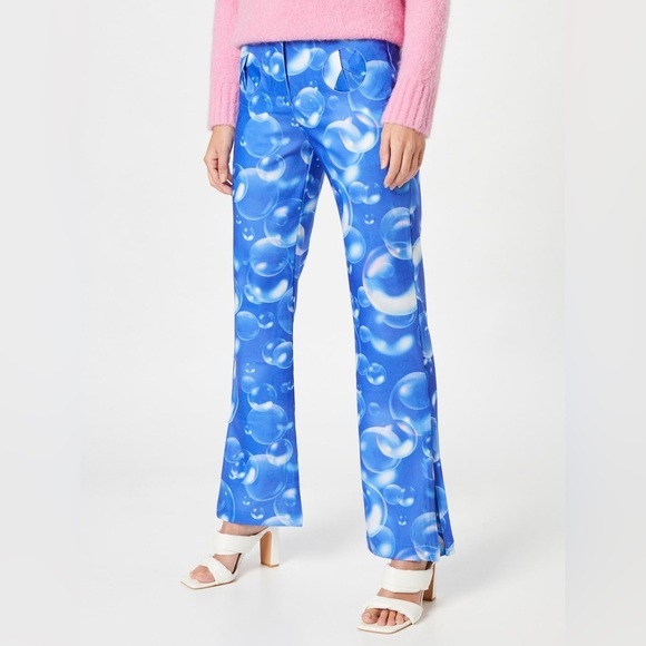 House of Sunny Flared Trousers 'FANTASIA' in Sky Blue (5) - Picture 5 of 10